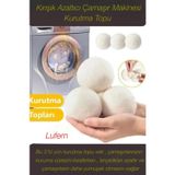 Çamaşır Makinesi Kurutma Topu Sürtünme Engeller Kırışıklık Azaltıcı Çabuk Kuruma Yün Yumuşatıcı 3'lü