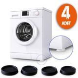 Çamaşır Makinesi Titreşim Önleyici Ayak 4 Lü Set Siyah 410 - 519022934
