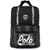 Cambridge Polo Club American Chic Çok Gözlü Unisex Siyah Çocuk İlkokul Çantası