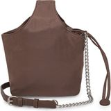 Cambridge Polo Club Cambirdge Polo Club Zincir Detaylı Kadın Omuz Çantası MB17 - 25x12x5 - Vizon