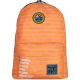 Cambridge Polo Club Cities Ön Bölmeli Unisex Sırt Çantası - Turuncu