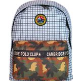 Cambridge Polo Club Kamuflaj İki Bölmelli Unisex Sırt Çantası