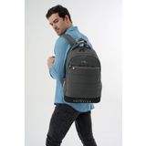 Cambridge Polo Club Minimalist Tasarım Unisex Çok Gözlü Sırt Çantası