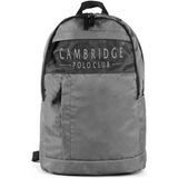 Cambridge Polo Club Sırt Çantası Çift Bölmeli Ayarlanabilir Omuz Askısı 31x43x13 cm Gri