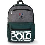 Cambridge Polo Club Street Style Dört Bölmeli Unisex Sırt Çantası - Yeşil