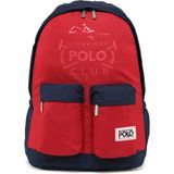 Cambridge Polo Club Tomboy Iki Ön Cepli Unisex Sırt Çantası - Kırmızı
