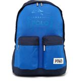 Cambridge Polo Club Tomboy Iki Ön Cepli Unisex Sırt Çantası - Mavi