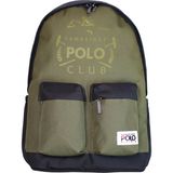 Cambridge Polo Club Tomboy Iki Ön Cepli Unisex Sırt Çantası - Yeşil