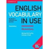 Cambridge University Press English Vocabulary In Use Elementary With Answers + CD - Michael Mccarthy