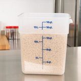 Cambro Camsquares 17.2 Litre Yarı Saydam Kare Saklama Kabı