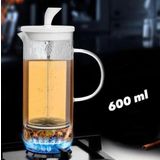 Cambu Ateşe Dayanıklı 600 Ml 17 Cm Borosilikat French Press