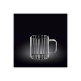 Cambu Line Double Espresso Fincanı Kulplu Borosilikat 4'lü Cam Fincan Seti 150 ML