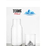 Cambu Titanic Başucu Sürahisi Cam Sürahi 0,75 Lt (750ML) - Şeffaf - 750 ml