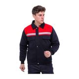 Çamdalı 7/7 Gabardin Kırmızı Robalı Kapitoneli Kışlık Iş Montu - 101-Lacivert