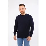 Çamdalı İş Elbiseleri Bisiklet Yaka Lacivert Uzun Kollu Sweatshirt Süprem 0 yaka Cepli İş Tişörtü