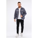 Çamdalı Iş Elbiseleri - Iş Montu - 7/7 Kapitoneli Gri Kışlık Iş - 3XL