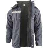 Çamdalı Iş Elbiseleri - Oxford Gri Reflektörlü Iş Montu - 3XL