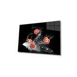 Camdan Tablo (1729) Bıçak Domates Mutfak 4mm Dayanıklı Temperli Cam Knife Tomato Kitchen Diğer 35 x 23