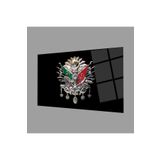 Camdan Tablo (720) Osmanlı Tuğrası Cam Tablo 4mm Dayanıklı Temperli Cam Görsel 36 x 24