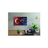 Camdan Tablo (82) Yıldızların Altında Vatan Cam Tablo Hediyelik Büyük Tablo Ev Ofis Dekoru çok renkli 90 x 60