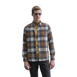 Camel Erkek Oduncu Gömlek Ön Cepli Slim Fit Gömlek NCS JEANS 7217 CAMEL S