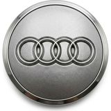 Camel Shop Audi A4-A5-A6-Q7 2016/2022 Jant Göbek Arması (Oem Kalite) 8W0601170A 4M0601170 (Koyu Gri)
