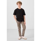 Camel Standart Fit Dokuma Hafif Esnek Chino Erkek Çocuk Pantolon - 11272 - 8 - 9 Yaş