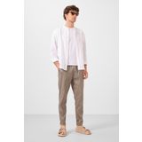 Camel Standart Fit Dokuma Hafif Esnek Chino Erkek Pantolon - 82178
