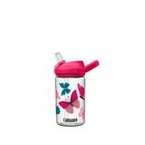 Camelbak Eddy Colorblock Butterflies 400 ml Geri Dönüştürülmüş Tritan Plastik Pembe Pipetli Suluk