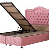Camelli New Baza Ve Başlık Seti, Pembe, 90X200