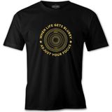 Camera Adjust Focus Siyah Erkek Tshirt
