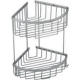 CAMERO Adnoss Ikili Oval Süngerlik 20*20cm - Köşe Süngerlik - Duşakabin Şampuanlık Cmo-c1025