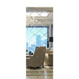 Camex Store Camex Dekoratif Baklava Desenli Boy Aynası - Şeffaf - 60 x 160 cm