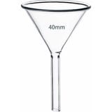 Camgen Huni Kısa Saplı 60 ° Borosilikat 40 mm