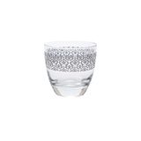 Camhare Sarma Kaftan Gümüş 6'lı Meşrubat Bardağı, 9 cm Yükseklik
