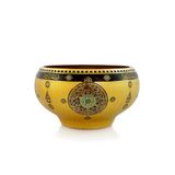 Camhare Sonsuz Kase, Dekoratif, Gold, Yükseklik 12 cm, Çap 20.5 cm
