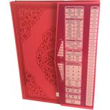 Cami Boy Renkli Kuranı Kerim Pembe