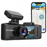 Camigoo® T8 Pro - Arabalar İçin 4K Araç Kamerası - Ön Kamera - Wifi Ve Gps - Starlight Gece Görüşü - G-Sensor - Döngü Kayıt - Park Monitörü - Hareket Algılama - Manyetik Konektör - 64Gb Sd Kart
