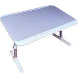 Camimarket Ayarlanabilir Eğimli Laptop Çalışma Sehpası Yükseklik & Açı Ayarlı Katlanabilir Tasarım - 60x39 - Gri - Beyaz