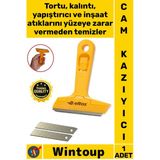 #Camkazıyıcı 100 Mm Boya Sökücü Çok Amaçlı Profesyonel Cam Kazıma Bıçağı 2 Adet Yedek Bıçak Hediyeli