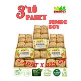 çamlar 3'lü Paket Doğal Kuru Incir Jumbo Boy Ahşap Tabak 325 gr X 3 Adet