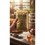 Çamlıca Bitkisel Aktar Seylon Pure Ceylon Tea 1000 gr Çay Geleneksel Dökme Siyah Çay - 1 kg
