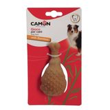 Camon Tavuk Butu Şeklinde Dayanıklı Bambu Köpek Diş Kaşıma Oyuncağı 11 cm