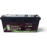 Camp Power Lifepo4 Lityum 200 Amper Akü (19009) - siyah