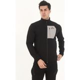 Camp Scoutland Camp255 Outdoor Tactical Su Iticili Erkek Siyah Fermuarlı Taktik Sweatshirt