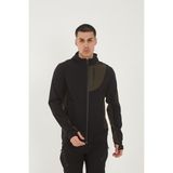 Camp Scoutland CAMP265 Outdoor Tactical Su Iticili Erkek Fermuarlı Taktik Sweatshirt - Siyah