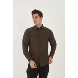 Camp Scoutland CAMP376 Outdoor Tactical Rahat ve Kullanışlı Su iticili Erkek Taktik Gömlek - Haki - 3XL