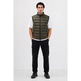 Camp Scoutland CAMP451 Outdoor Tactical Iç Cepli Su Iticili Erkek Mevsimlik Dolgulu Şişme Yelek - XL - Haki