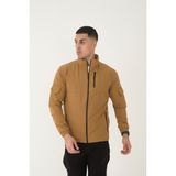 Camp Scoutland CAMP490 Outdoor Tactical Çok Cepli Su iticili Erkek Mevsimlik Taktik Likralı Mont - Hardal - XL