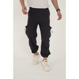Camp Scoutland CAMP550 Outdoor Tactical Kargo Cepli Ayarlanabilir Paçalı Oversize Erkek Jogger Yürüyüş Pantolonu - Antrasit - 33